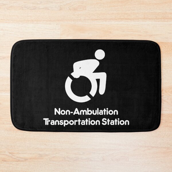 Item preview, Nonambulation Transportation Station Rainbow Pride Wheelchair Disabled Pride  designed and sold by roadworkplay.