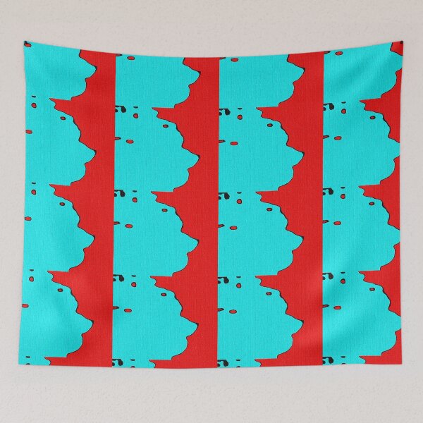 Item preview, Turquoise and red blue designed and sold by eliso silva.