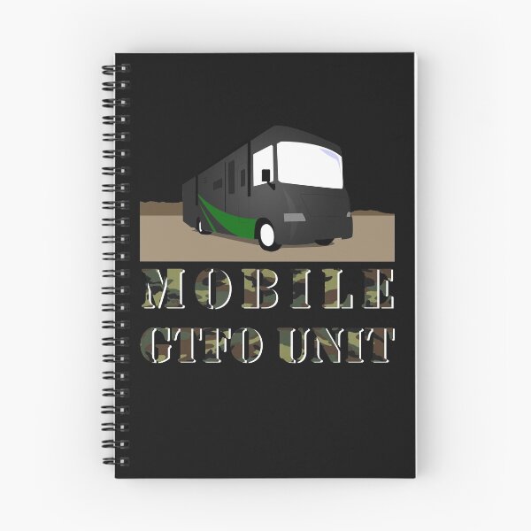 Item preview, RV Camping Mobile GTFO Unit Tee Shirt designed and sold by roadworkplay.