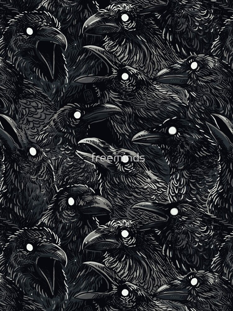 Raven pattern 2 by freeminds