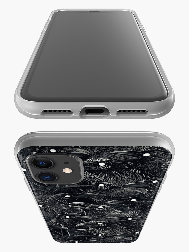 Alternate view of Raven pattern 2 iPhone Case & Cover