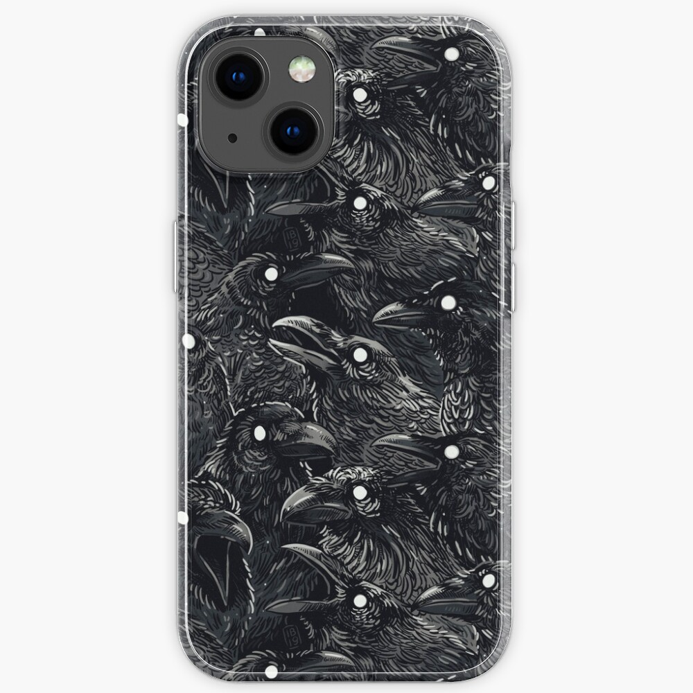 Raven pattern 2 iPhone Case