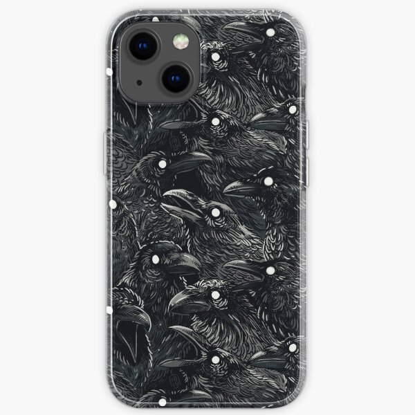 Raven pattern 2 iPhone Soft Case