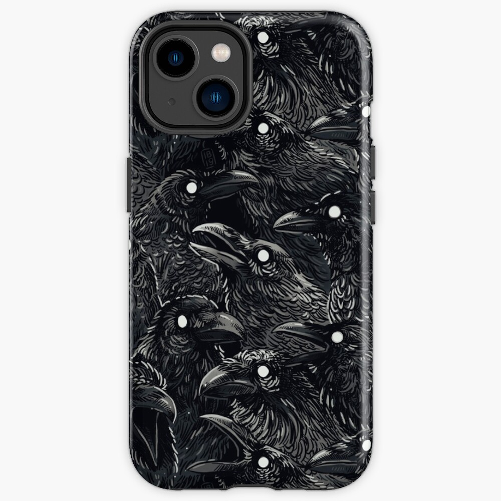 Raven pattern 2 iPhone Case