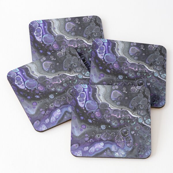 Item preview, "Bubbly Space" Fluid Art Painting designed and sold by peonypours.