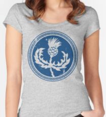 Thistle & Braid - Blue Women's Fitted Scoop T-Shirt