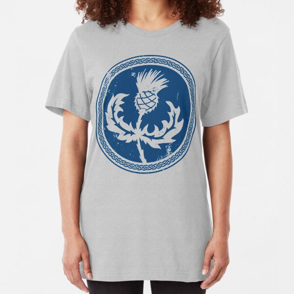 Thistle & Braid - Blue Slim Fit T-Shirt