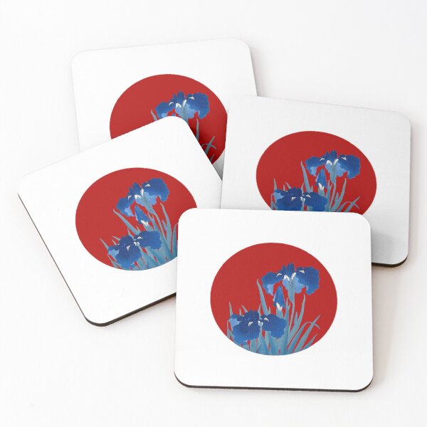 Item preview, Japanese Flag - Blue Iris designed and sold by weavernap.