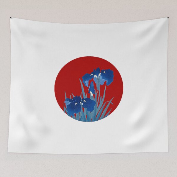 Item preview, Japanese Flag - Blue Iris designed and sold by weavernap.