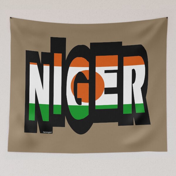 Item preview, Niger Font with Flag designed and sold by Havocgirl.