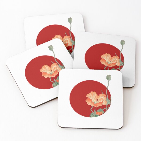 Item preview, Japanese Flag - Orange Flower designed and sold by weavernap.