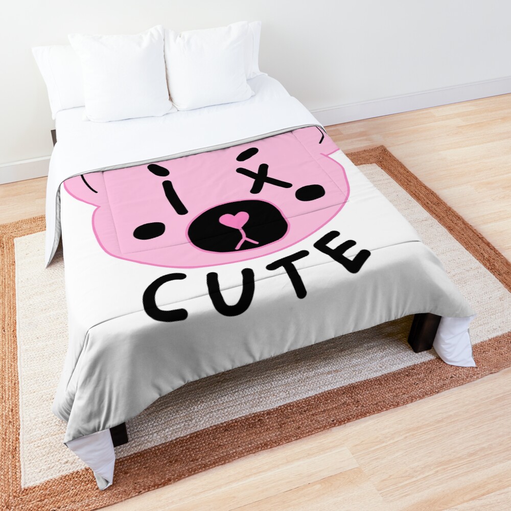 cute black comforters