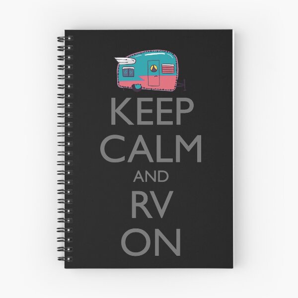Item preview,  Keep Calm And RV On Travel Trailer Glamper Camper 3 designed and sold by roadworkplay.