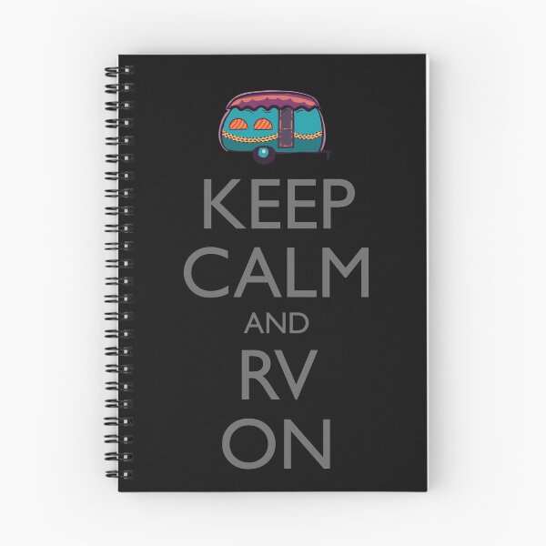 Item preview, Keep Calm And RV On Travel Trailer Glamper Camper 4 designed and sold by roadworkplay.