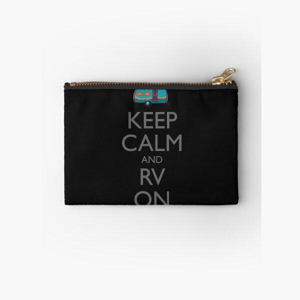Item preview, Keep Calm And RV On Travel Trailer Glamper Camper 4 designed and sold by roadworkplay.