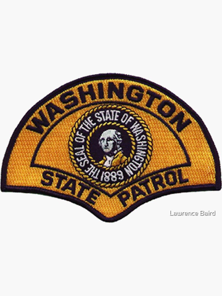 "Washington State Patrol" Sticker for Sale by lawrencebaird Redbubble