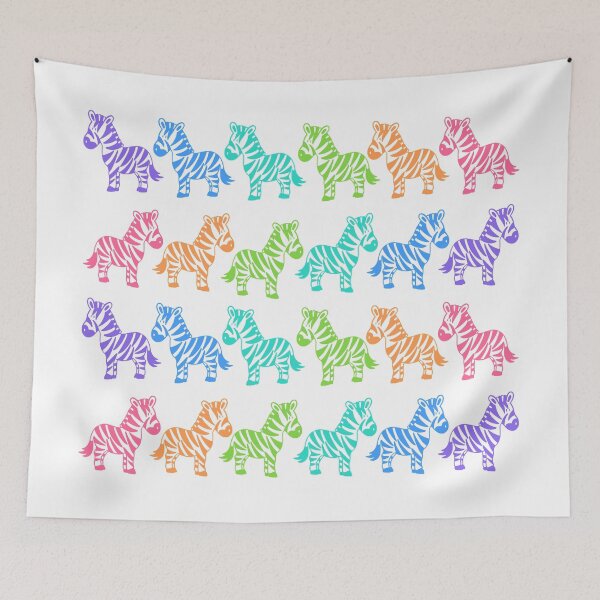 Item preview, Rainbow Zebra designed and sold by MoCatDesigns.