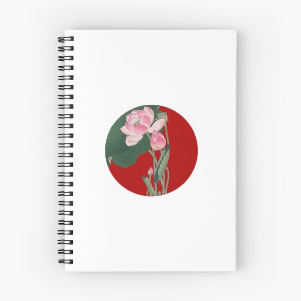 Item preview, Japanese Flag - Blooming lotus flowers   designed and sold by weavernap.