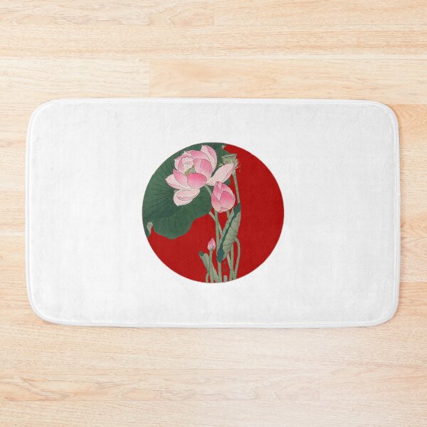 Item preview, Japanese Flag - Blooming lotus flowers   designed and sold by weavernap.