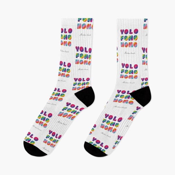 Item preview, Broad City YOLO, FOMO, NOMO Typography designed and sold by leftoverprints.