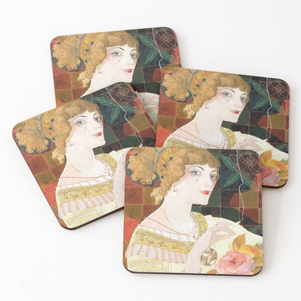 Item preview, La Fumeuse by Georges de Feure designed and sold by ArtExpression.