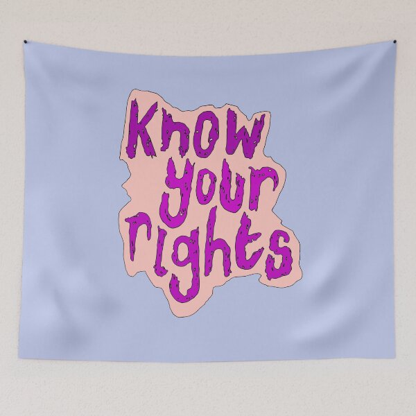 Item preview, Know your rights designed and sold by minniemorrisart.