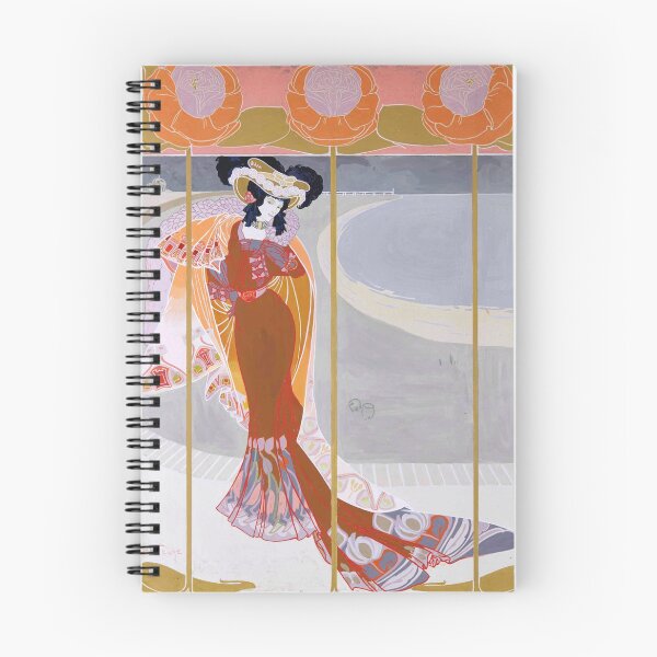 Item preview, Élégante sur la plage by Georges de Feure designed and sold by ArtExpression.