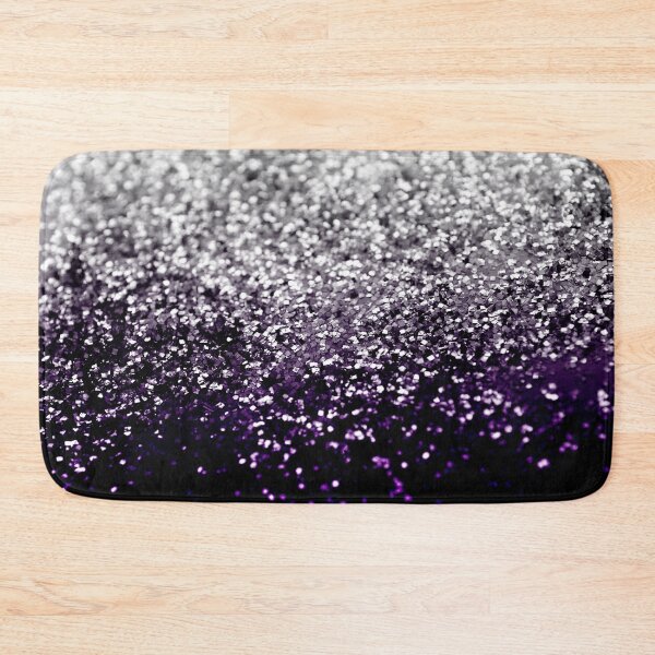 Item preview, Dark Night Purple Black Silver Glam #1 (Photo of Glitter Only - Not Reflective) designed and sold by Anita's & Bella's Art.