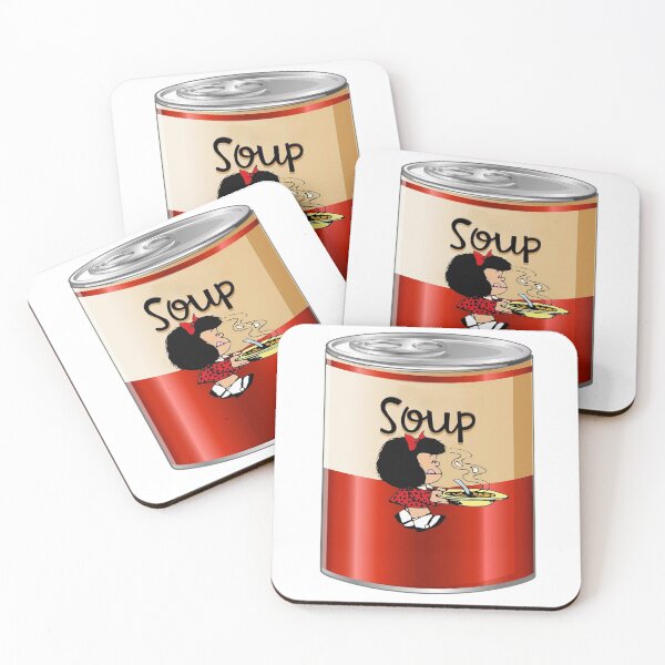 Item preview, Mafalda red soup designed and sold by GSunrise.