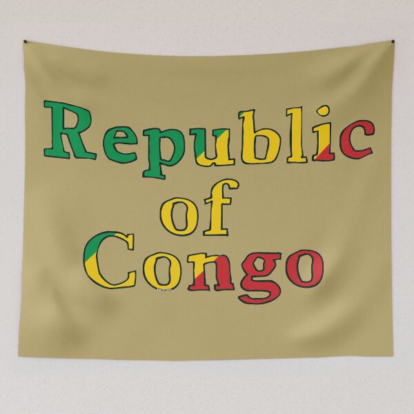Item preview, Republic of the Congo Font with Congolese Flag designed and sold by Havocgirl.