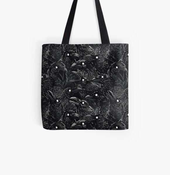 Raven pattern 2 All Over Print Tote Bag