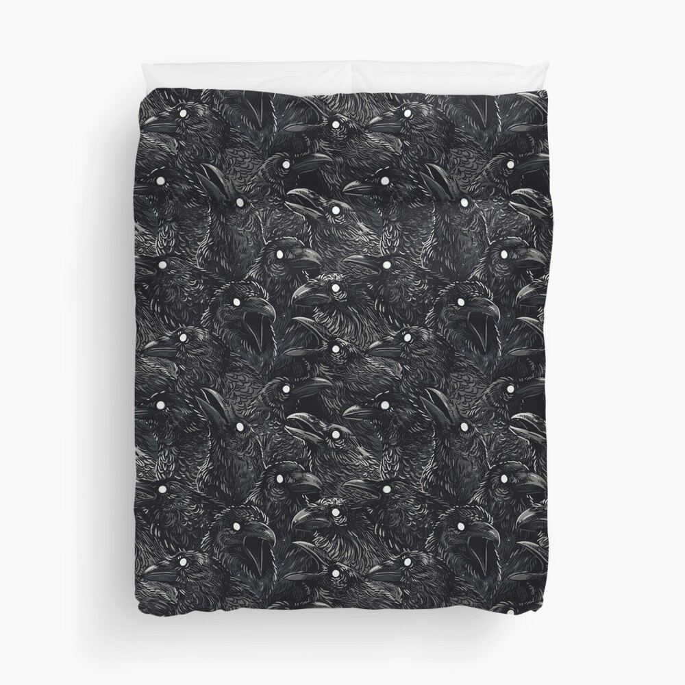 Raven pattern 2 Duvet Cover