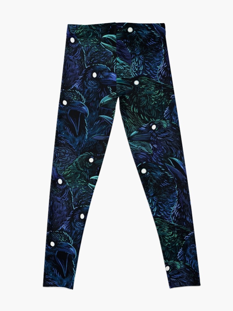 Alternate view of Raven pattern Leggings