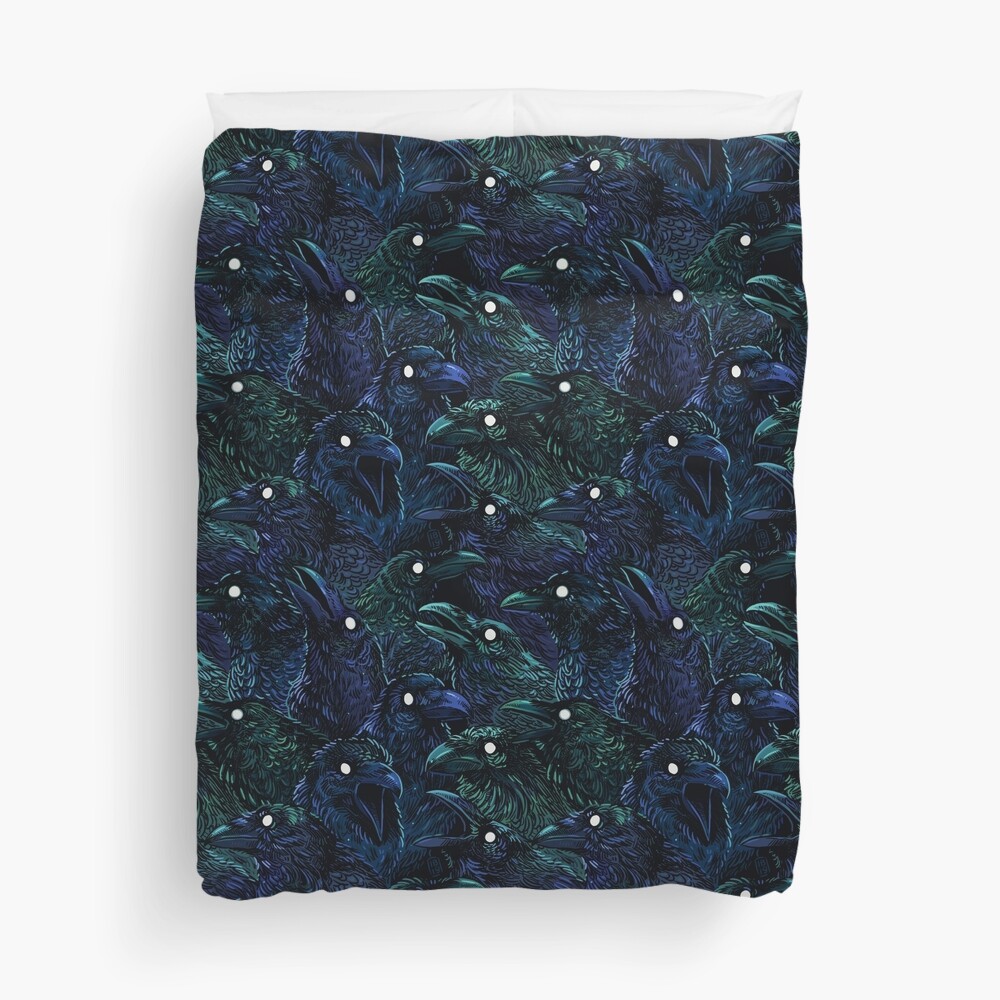 Raven pattern Duvet Cover