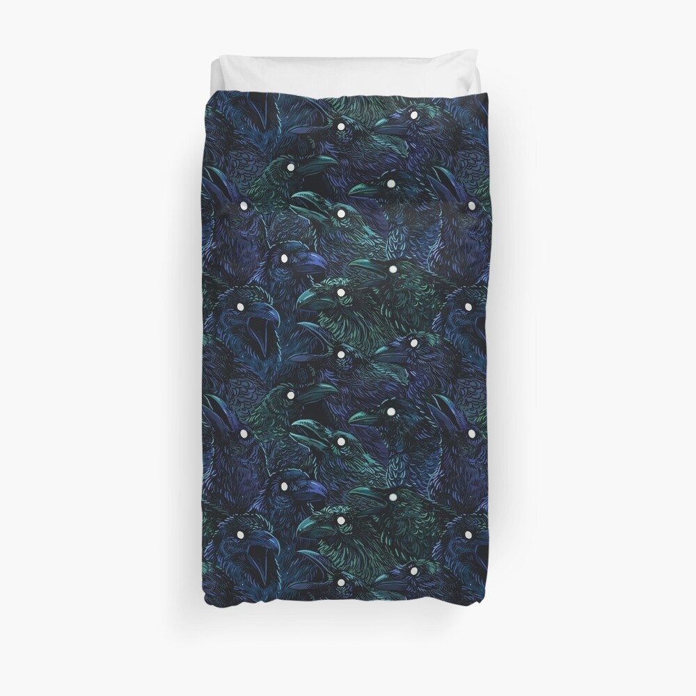 Raven pattern Duvet Cover