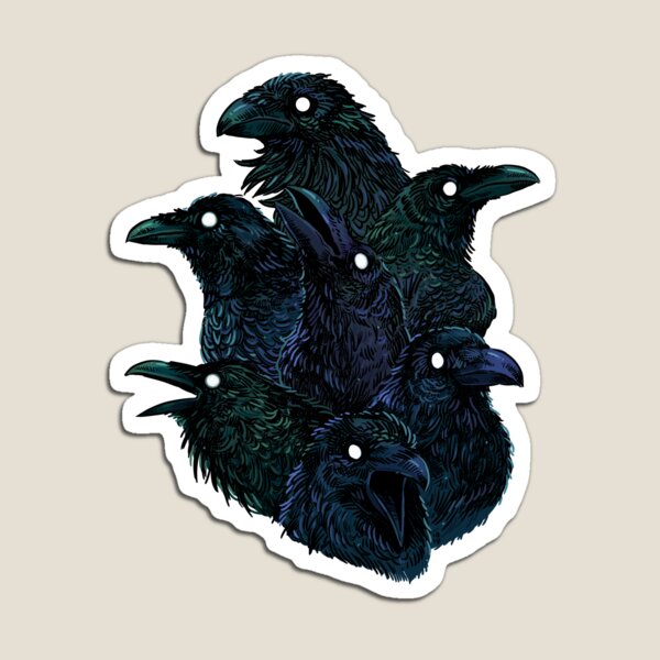 Item preview, Raven pattern designed and sold by freeminds.