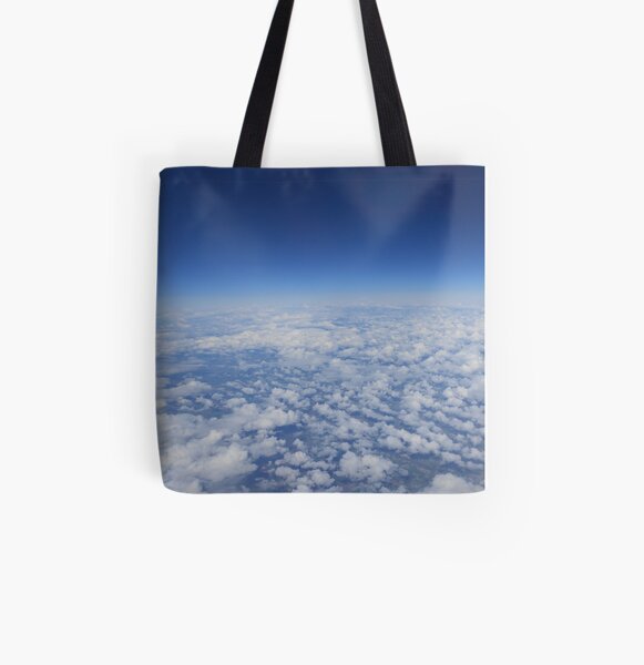 Clouds All Over Print Tote Bag