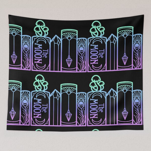 Item preview, Rainbow pastel goth Witchy library shelf designed and sold by Freakfla.