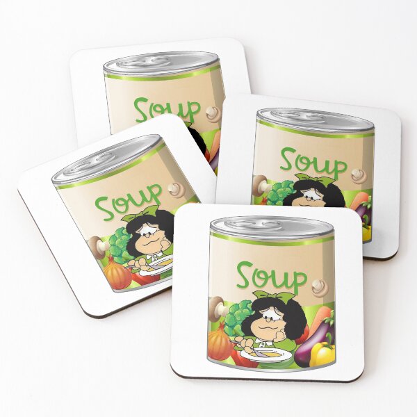 Item preview, Mafalda red soup designed and sold by GSunrise.