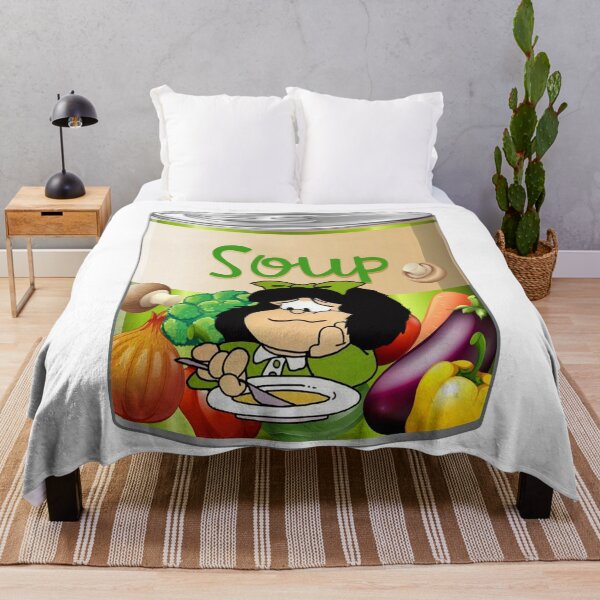 Item preview, Mafalda red soup designed and sold by GSunrise.