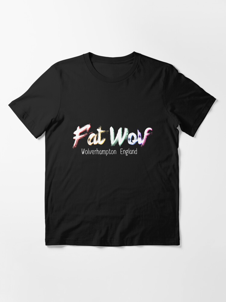 Alternate view of Fat Wolf - Chunky White Essential T-Shirt