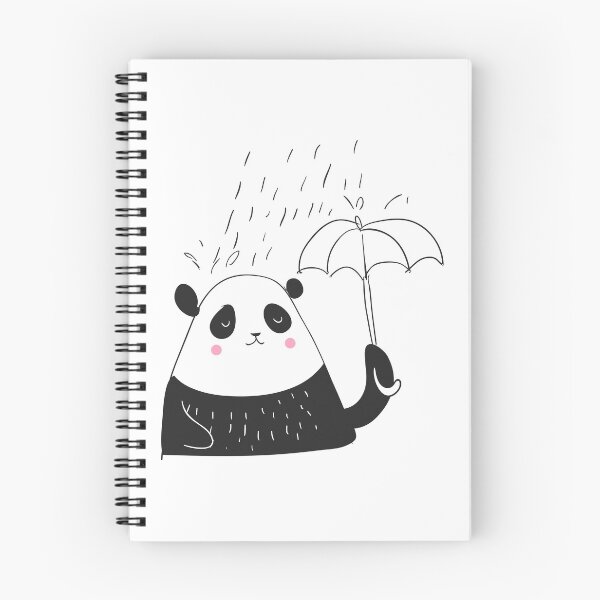 Item preview, Panda Manfred standing in the rain designed and sold by elaniedesign.