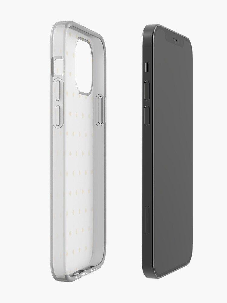 Alternate view of gold foil dot pattern iPhone Case & Cover