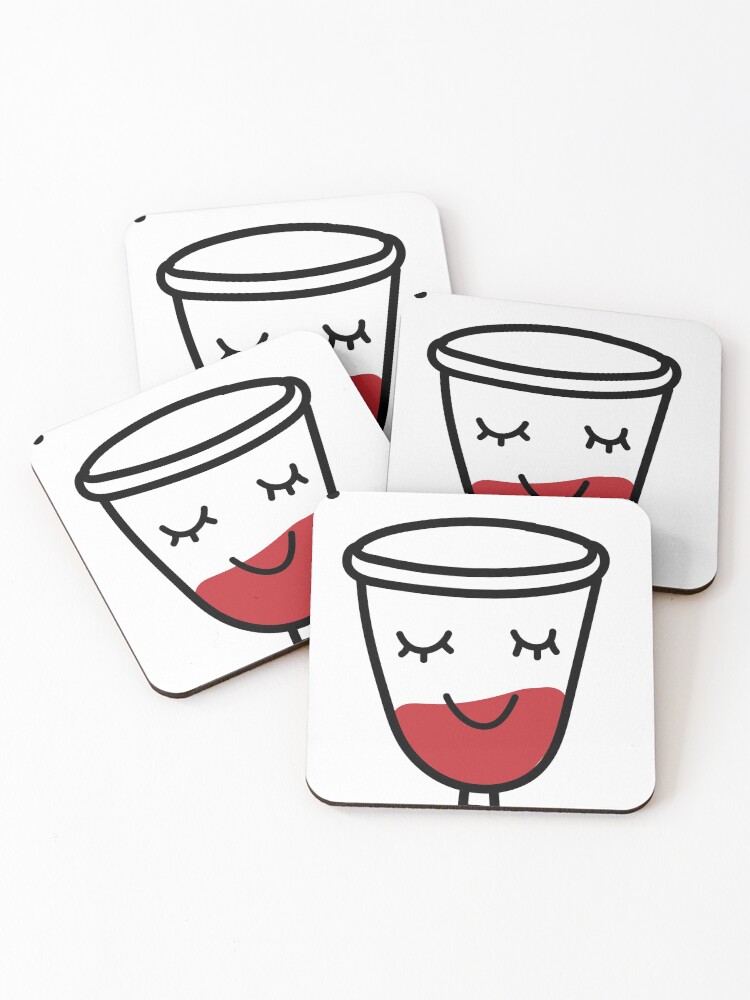 menstrual cup coaster