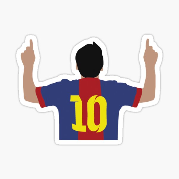 Messi Vector Artwork Sticker