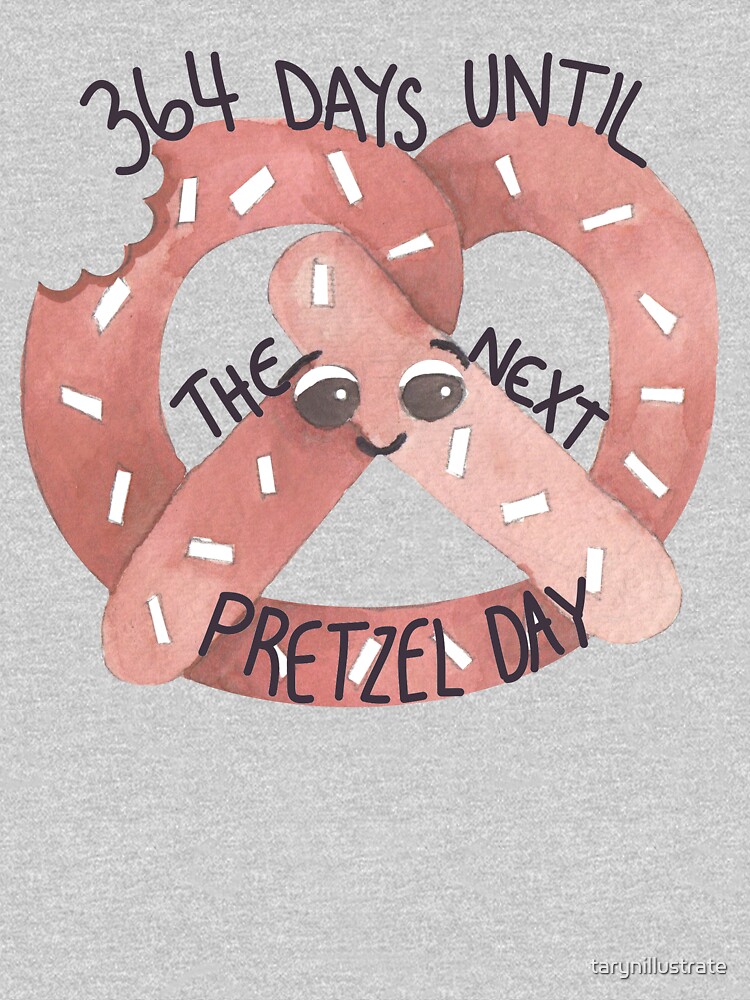 Pretzel Day The Office Zipped Hoodie By Tarynillustrate Redbubble