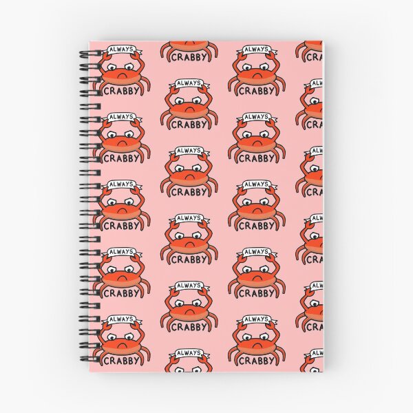 Item preview, Always crabby cute crab cartoon designed and sold by Kattypoos.