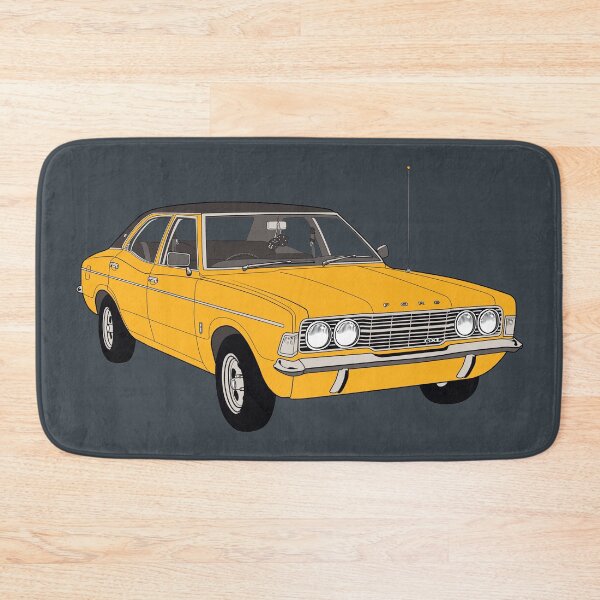 Item preview, 1972 Ford Cortina TC Mark III GXL - Amber paint (Fan Art Vector Drawing) designed and sold by thedrumstick.