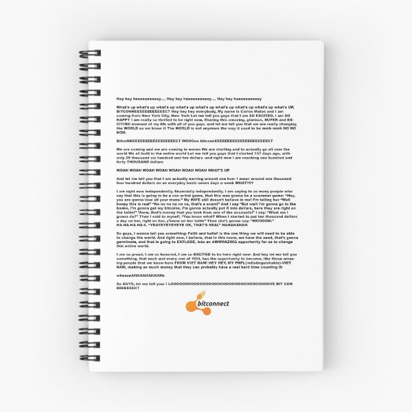 Item preview, Bitconnect - Carlos Matos Full Speech Transcript designed and sold by TheLastStand.