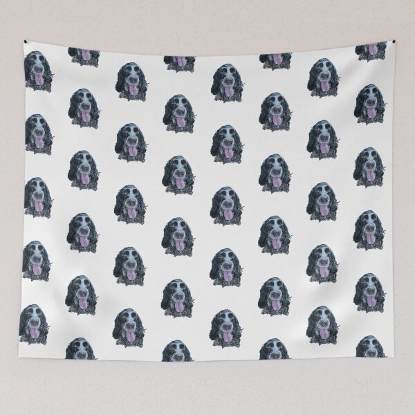 Item preview, blue roan Cocker Spaniel designed and sold by cathyscreations.